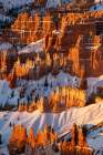Hoodoos at first light at sunrise Point in Bryce Canyon National Park, Utah, USA. Art Print